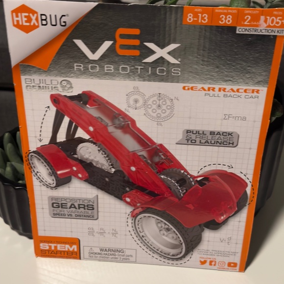 Vex Robotics Gear Racer Pull Back Car STEM Engineering Construction Classroom - Picture 2 of 7